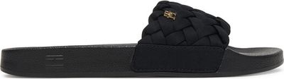 Klapki damskie na lato Tommy Hilfiger ze sklepu: eobuwie.pl w kategorii: Klapki damskie - zdjęcie WP-EBWP-9KUZS-09B_0000305778215
