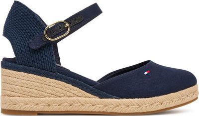 Espadryle damskie na lato Tommy Hilfiger ze sklepu: eobuwie.pl w kategorii: Espadryle damskie - zdjęcie WP-EBWP-9KUZS-09B_0000305778307