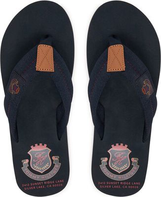 Klapki męskie na lato Tommy Hilfiger ze sklepu: eobuwie.pl w kategorii: Klapki męskie - zdjęcie WP-EBWP-9KUZS-09B_0000305779458