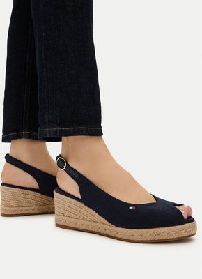 Espadryle damskie na lato Tommy Hilfiger ze sklepu: eobuwie.pl w kategorii: Espadryle damskie - zdjęcie WP-EBWP-9KUZS-09B_0000305780683
