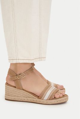 Espadryle damskie na lato Tommy Hilfiger ze sklepu: eobuwie.pl w kategorii: Espadryle damskie - zdjęcie WP-EBWP-9KUZS-09B_0000305780713
