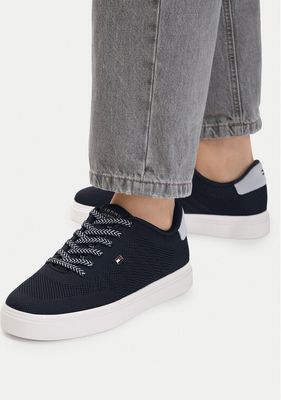 Buty sportowe damskie wiosenne Tommy Hilfiger ze sklepu: eobuwie.pl w kategorii: Buty sportowe damskie - zdjęcie WP-EBWP-9KUZS-09B_0000305780805