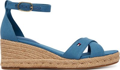 Espadryle damskie na lato Tommy Hilfiger ze sklepu: eobuwie.pl w kategorii: Espadryle damskie - zdjęcie WP-EBWP-9KUZS-09B_0000305780874