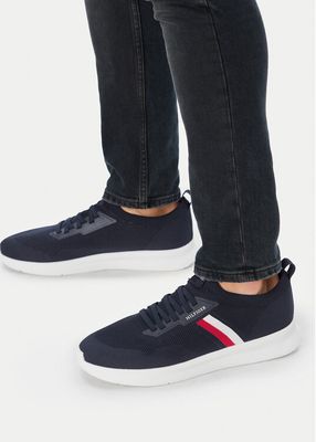 Buty sportowe męskie jesienne Tommy Hilfiger ze sklepu: eobuwie.pl w kategorii: Buty sportowe męskie - zdjęcie WP-EBWP-9KUZS-09B_0000305781260