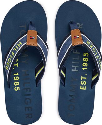Klapki męskie na lato Tommy Hilfiger ze sklepu: eobuwie.pl w kategorii: Klapki męskie - zdjęcie WP-EBWP-9KUZS-09B_0000305781468