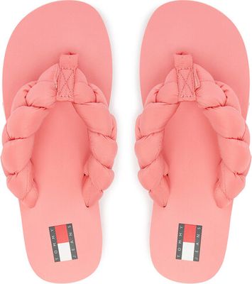 Klapki damskie na lato Tommy Jeans ze sklepu: eobuwie.pl w kategorii: Klapki damskie - zdjęcie WP-EBWP-9KUZS-09B_0000305782984