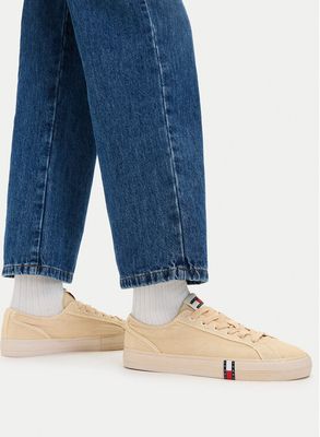 Trampki damskie na wiosnę Tommy Jeans ze sklepu: eobuwie.pl w kategorii: Trampki damskie - zdjęcie WP-EBWP-9KUZS-09B_0000305783134