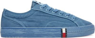 Trampki damskie wiosenne Tommy Jeans ze sklepu: eobuwie.pl w kategorii: Trampki damskie - zdjęcie WP-EBWP-9KUZS-09B_0000305783141