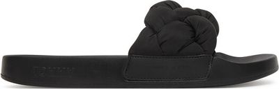 Klapki damskie na lato Tommy Jeans ze sklepu: eobuwie.pl w kategorii: Klapki damskie - zdjęcie WP-EBWP-9KUZS-09B_0000305783349