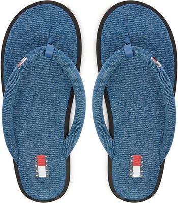 Tommy Jeans - Klapki damskie na lato ze sklepu: eobuwie.pl w kategorii: Klapki damskie - zdjęcie WP-EBWP-9KUZS-09B_0000305783493