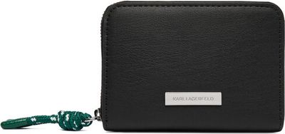 Portfel damski Karl Lagerfeld ze sklepu: eobuwie.pl w kategorii: Portfele damskie - zdjęcie WP-EBWP-9KUZS-09B_0000305789136