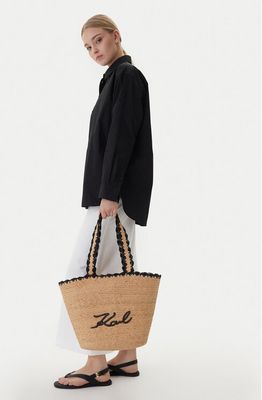 Torba letnia wakacyjna Karl Lagerfeld ze sklepu: eobuwie.pl w kategorii: Torby letnie - zdjęcie WP-EBWP-9KUZS-09B_0000305789778