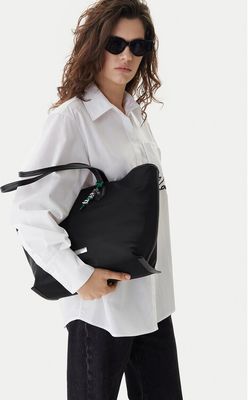 Shopper bag wakacyjna Karl Lagerfeld ze sklepu: eobuwie.pl w kategorii: Torby Shopper bag - zdjęcie WP-EBWP-9KUZS-09B_0000305790194