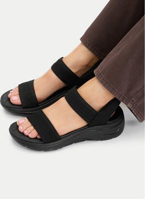 Sandały damskie na lato Skechers ze sklepu: eobuwie.pl w kategorii: Sandały damskie - zdjęcie WP-EBWP-9KUZS-09B_0000305799142