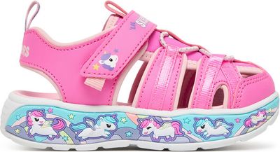 Skechers - Sandały dziecięce na lato ze sklepu: eobuwie.pl w kategorii: Sandały dziecięce - zdjęcie WP-EBWP-9KUZS-09B_0000305799562