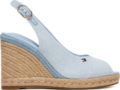 Espadryle damskie na lato Tommy Hilfiger ze sklepu: eobuwie.pl w kategorii: Espadryle damskie - zdjęcie WP-EBWP-9KUZS-09B_0000305813442