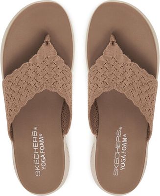 Klapki damskie na lato Skechers ze sklepu: eobuwie.pl w kategorii: Klapki damskie - zdjęcie WP-EBWP-9KUZS-09B_0000305837035