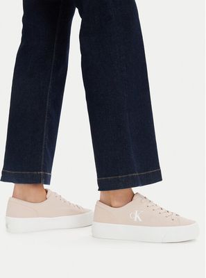 Buty sportowe damskie na wiosnę Calvin Klein Jeans ze sklepu: eobuwie.pl w kategorii: Buty sportowe damskie - zdjęcie WP-EBWP-9KUZS-09B_0000305846273