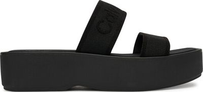 Calvin Klein - Klapki damskie na lato ze sklepu: eobuwie.pl w kategorii: Klapki damskie - zdjęcie WP-EBWP-9KUZS-09B_0000305846792