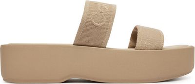 Klapki damskie na lato Calvin Klein ze sklepu: eobuwie.pl w kategorii: Klapki damskie - zdjęcie WP-EBWP-9KUZS-09B_0000305846945