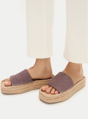 Espadryle damskie na lato Calvin Klein ze sklepu: eobuwie.pl w kategorii: Espadryle damskie - zdjęcie WP-EBWP-9KUZS-09B_0000305847010