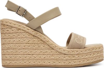 Espadryle damskie letnie Calvin Klein ze sklepu: eobuwie.pl w kategorii: Espadryle damskie - zdjęcie WP-EBWP-9KUZS-09B_0000305847058