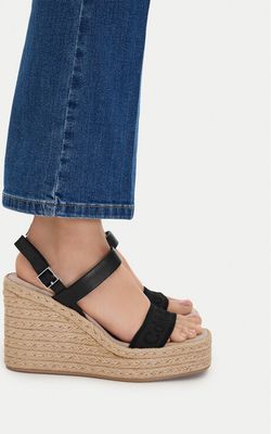 Espadryle damskie na lato Calvin Klein ze sklepu: eobuwie.pl w kategorii: Espadryle damskie - zdjęcie WP-EBWP-9KUZS-09B_0000305847096