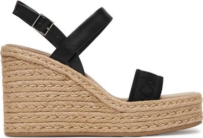 Espadryle damskie na lato Calvin Klein ze sklepu: eobuwie.pl w kategorii: Espadryle damskie - zdjęcie WP-EBWP-9KUZS-09B_0000305847096