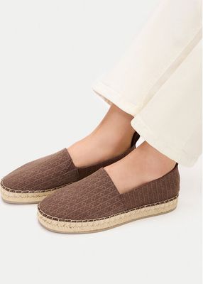 Espadryle damskie na lato Calvin Klein ze sklepu: eobuwie.pl w kategorii: Espadryle damskie - zdjęcie WP-EBWP-9KUZS-09B_0000305847171