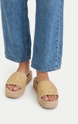 Espadryle damskie na lato Calvin Klein ze sklepu: eobuwie.pl w kategorii: Espadryle damskie - zdjęcie WP-EBWP-9KUZS-09B_0000305847287