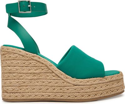 Espadryle damskie na lato Calvin Klein ze sklepu: eobuwie.pl w kategorii: Espadryle damskie - zdjęcie WP-EBWP-9KUZS-09B_0000305847324