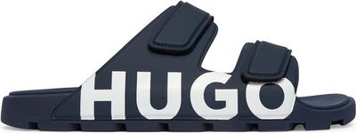 HUGO - Klapki męskie na lato ze sklepu: eobuwie.pl w kategorii: Klapki męskie - zdjęcie WP-EBWP-9KUZS-09B_0000305855336