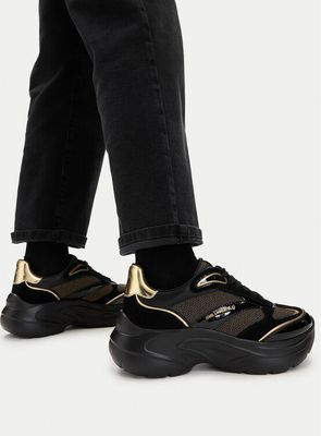 Buty sportowe damskie na jesień Karl Lagerfeld ze sklepu: eobuwie.pl w kategorii: Buty sportowe damskie - zdjęcie WP-EBWP-9KUZS-09B_0000305902672
