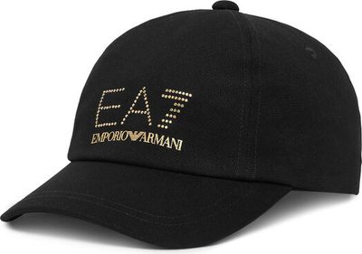 Czapka z daszkiem damska jesienny EA7 Emporio Armani ze sklepu: eobuwie.pl w kategorii: Czapki z daszkiem damskie - zdjęcie WP-EBWP-9KUZS-09B_0000305909466