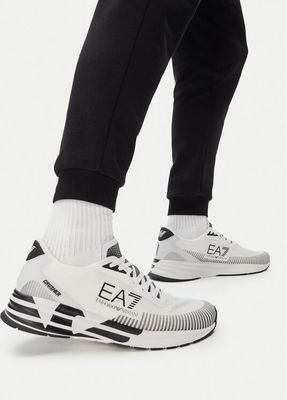 Buty sportowe męskie wiosenne EA7 Emporio Armani ze sklepu: eobuwie.pl w kategorii: Buty sportowe męskie - zdjęcie WP-EBWP-9KUZS-09B_0000305909688