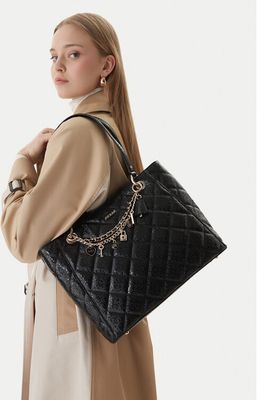 Shopper bag elegancka Guess ze sklepu: eobuwie.pl w kategorii: Torby Shopper bag - zdjęcie WP-EBWP-9KUZS-09B_0000305926296
