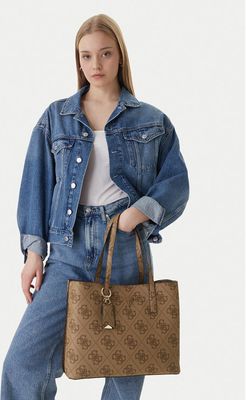 Shopper bag na wakacje Guess ze sklepu: eobuwie.pl w kategorii: Torby Shopper bag - zdjęcie WP-EBWP-9KUZS-09B_0000305927019