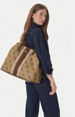 Shopper bag wakacyjna Guess ze sklepu: eobuwie.pl w kategorii: Torby Shopper bag - zdjęcie WP-EBWP-9KUZS-09B_0000305927453