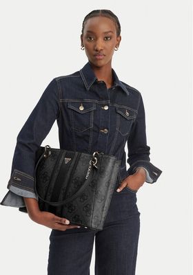 Guess - Shopper bag elegancka ze sklepu: eobuwie.pl w kategorii: Torby Shopper bag - zdjęcie WP-EBWP-9KUZS-09B_0000305927460
