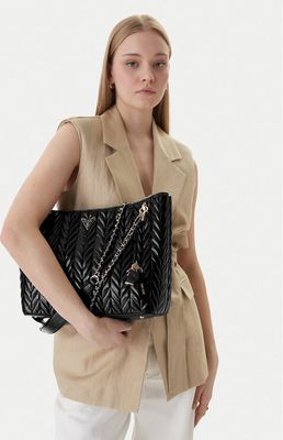 Shopper bag elegancka Guess ze sklepu: eobuwie.pl w kategorii: Torby Shopper bag - zdjęcie WP-EBWP-9KUZS-09B_0000305927903