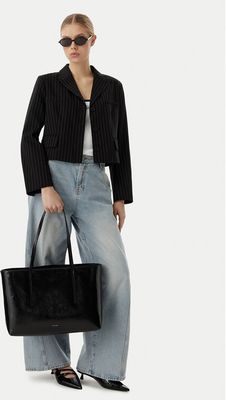 Shopper bag elegancka Calvin Klein ze sklepu: eobuwie.pl w kategorii: Torby Shopper bag - zdjęcie WP-EBWP-9KUZS-09B_0000305949257