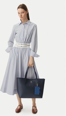 Shopper bag na wakacje Tommy Hilfiger ze sklepu: eobuwie.pl w kategorii: Torby Shopper bag - zdjęcie WP-EBWP-9KUZS-09B_0000305950772