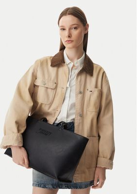 Shopper bag na wakacje Tommy Jeans ze sklepu: eobuwie.pl w kategorii: Torby Shopper bag - zdjęcie WP-EBWP-9KUZS-09B_0000305952769