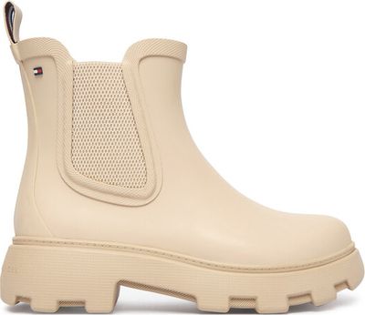 Tommy Hilfiger - Kalosze damskie jesienne ze sklepu: eobuwie.pl w kategorii: Kalosze damskie - zdjęcie WP-EBWP-9KUZS-09B_0000305961877