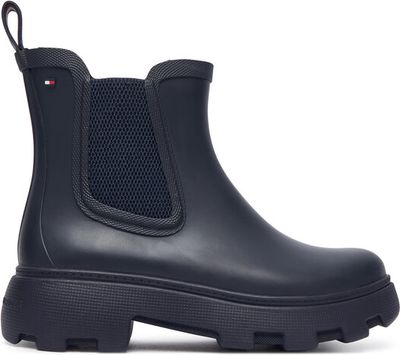 Kalosze damskie Tommy Hilfiger ze sklepu: eobuwie.pl w kategorii: Kalosze damskie - zdjęcie WP-EBWP-9KUZS-09B_0000305961921