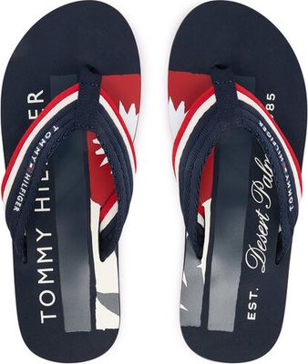 Klapki męskie na lato Tommy Hilfiger ze sklepu: eobuwie.pl w kategorii: Klapki męskie - zdjęcie WP-EBWP-9KUZS-09B_0000305962591