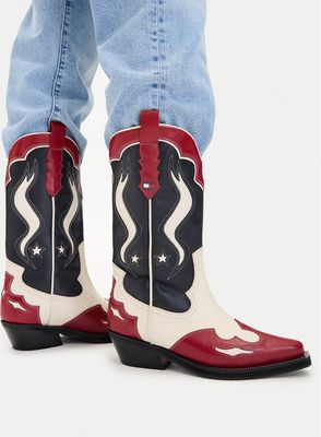Botki jesienne Tommy Jeans ze sklepu: eobuwie.pl w kategorii: Botki - zdjęcie WP-EBWP-9KUZS-09B_0000305963079