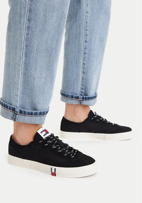 Trampki damskie wiosenne Tommy Jeans ze sklepu: eobuwie.pl w kategorii: Trampki damskie - zdjęcie WP-EBWP-9KUZS-09B_0000305963130