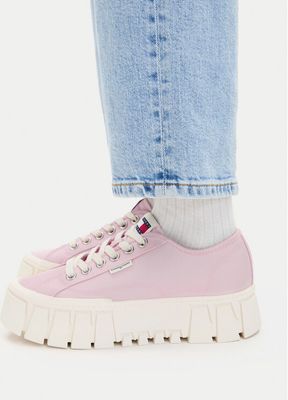 Buty sportowe damskie wiosenne Tommy Jeans ze sklepu: eobuwie.pl w kategorii: Buty sportowe damskie - zdjęcie WP-EBWP-9KUZS-09B_0000305963260