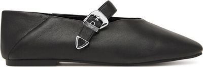 Tommy Jeans - Balerinki na wiosnę ze sklepu: eobuwie.pl w kategorii: Balerinki - zdjęcie WP-EBWP-9KUZS-09B_0000305963321